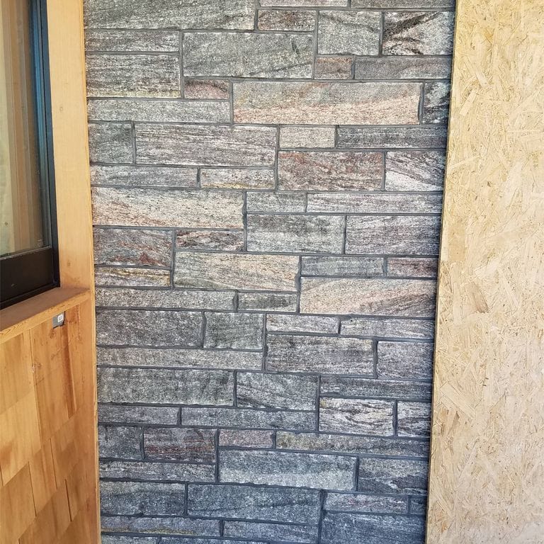 The image shows this product being used in a full bed veneer application.