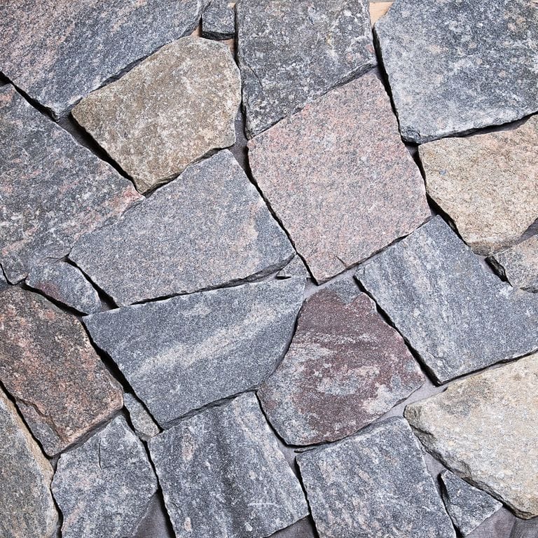 Color/Finish variation image for Hawthorne Granite - Veneer. The surface finish shown is . The dominant color shown is gray.
