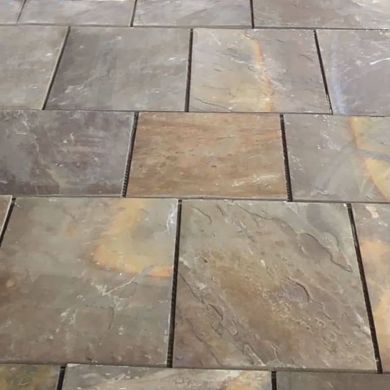 Burgundy/Brown Bluestone - Natural Cleft Pavers