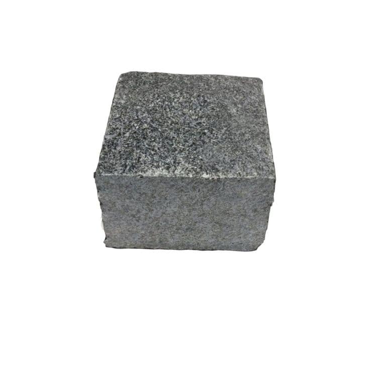 Pensy Black Granite - Splitface Cobblestones