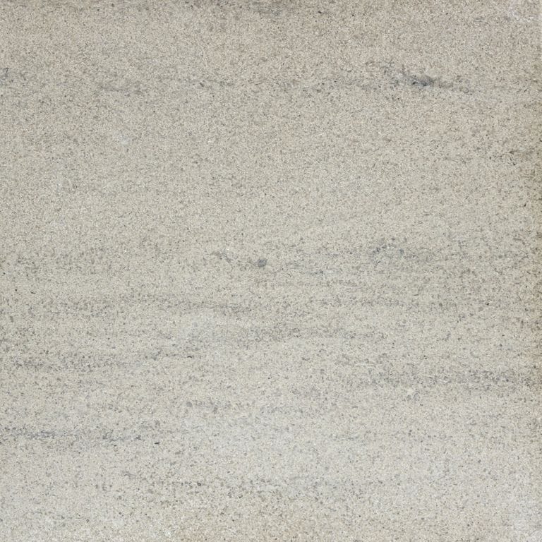 Swatch image cropped for Silver Shadow Limestone - Pool Coping. The surface finish shown is honed. Dominant colors shown are beige and gray; with white, tan and cream secondaries. Exhibits "movement". Fine speckled, linear and streaked color patterns.