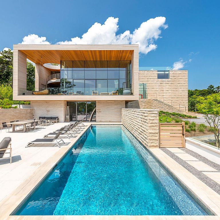 Silver Shadow Limestone - Pool Deck