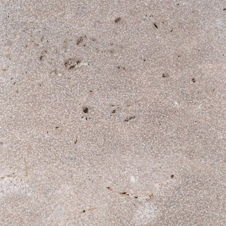 Color/Finish variation image for Bavarian Dolomite - Gray - Benches &amp; Seating. The surface finishes shown are brushed and bush hammered. The dominant color shown is gray; with beige, brown, orange/rust, pink, purple, white and tan secondaries. The color mix creates a warm feeling. Random, speckled, blotched and cloudy color patterns.
