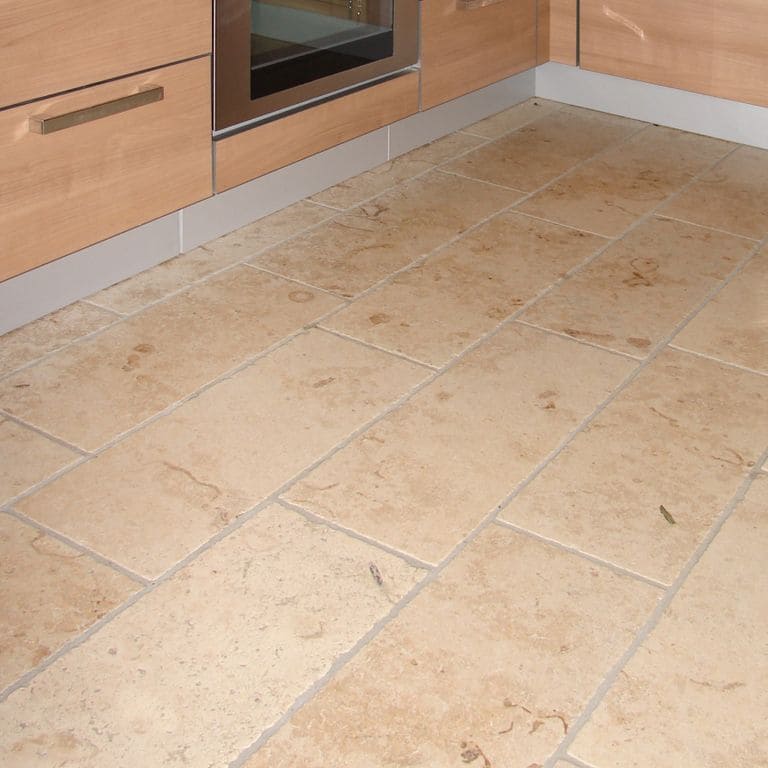 The image shows this product being used in an interior floor application.