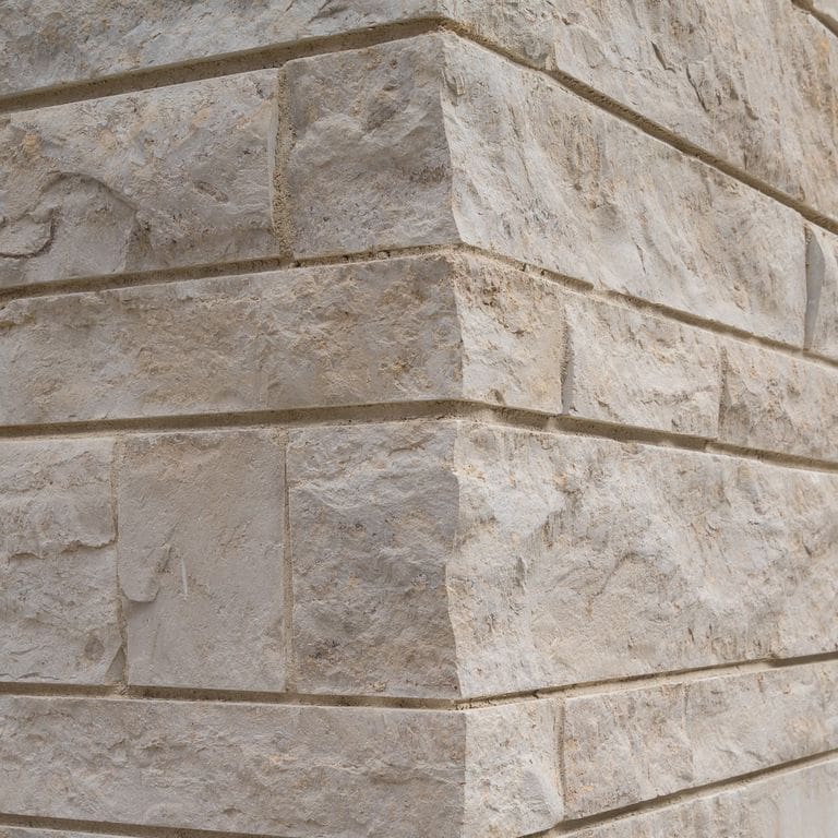 Bavarian Beige Limestone - Cut to Size Splitface Veneer