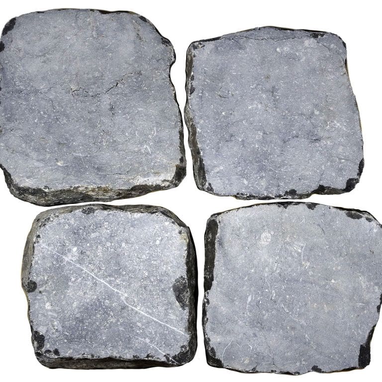 Reclaimed Belgian Bluestone Cobblestones - Flat Surface