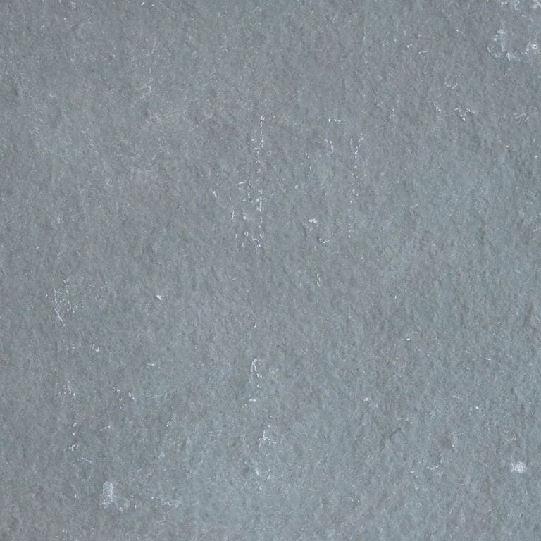 Color/Finish variation image for Steel Blue Limestone - Pavers. Dominant colors shown are blue and gray. The color mix creates a cool feeling. Solid color pattern.