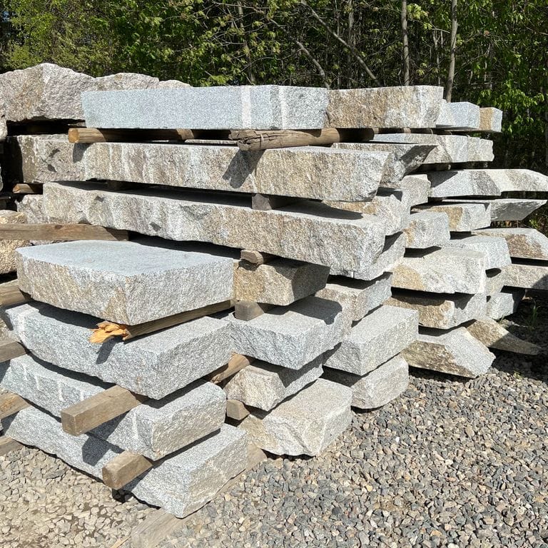 Dodlin Hill Granite - Flamed Top Live Edge Steps
