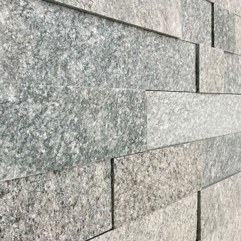 Application image for Pietra Italia Gray Gneiss - Veneer. The dominant color shown is gray. The color mix creates a cool feeling.