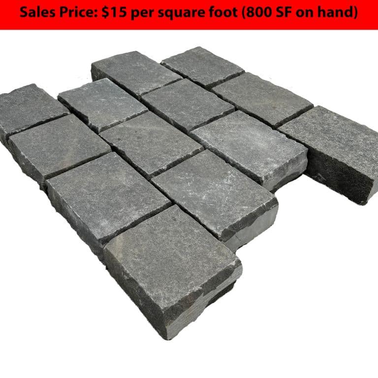 Application image for Polar Gray Limestone - Cobblestones.