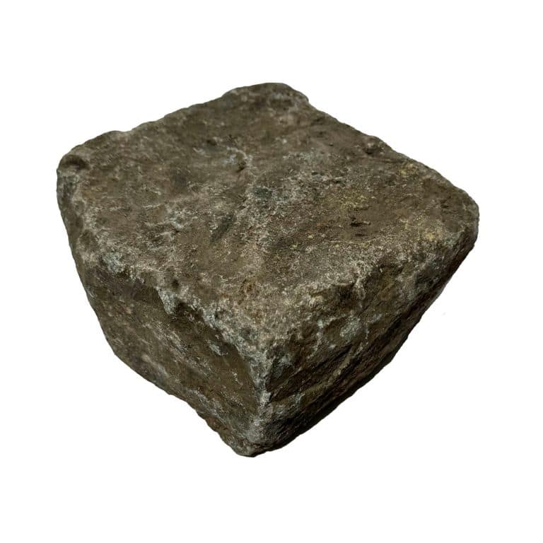 Color/Finish variation image for Reclaimed European Porphyry Cobblestones - Square - Antiqued. The surface finish shown is . The dominant color shown is brown. The color mix creates a warm feeling.