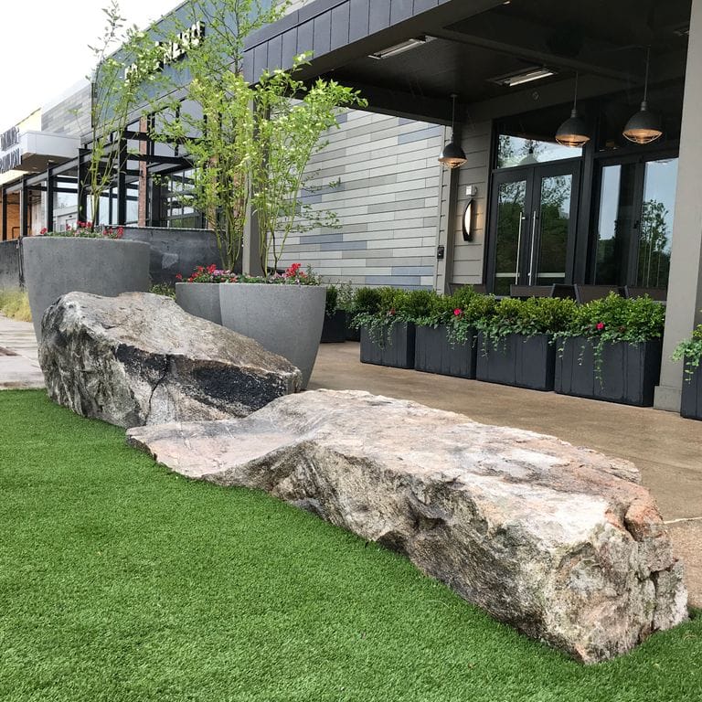 New England Fieldstone Boulders &amp; Ledgestone - Seating &amp; Benches