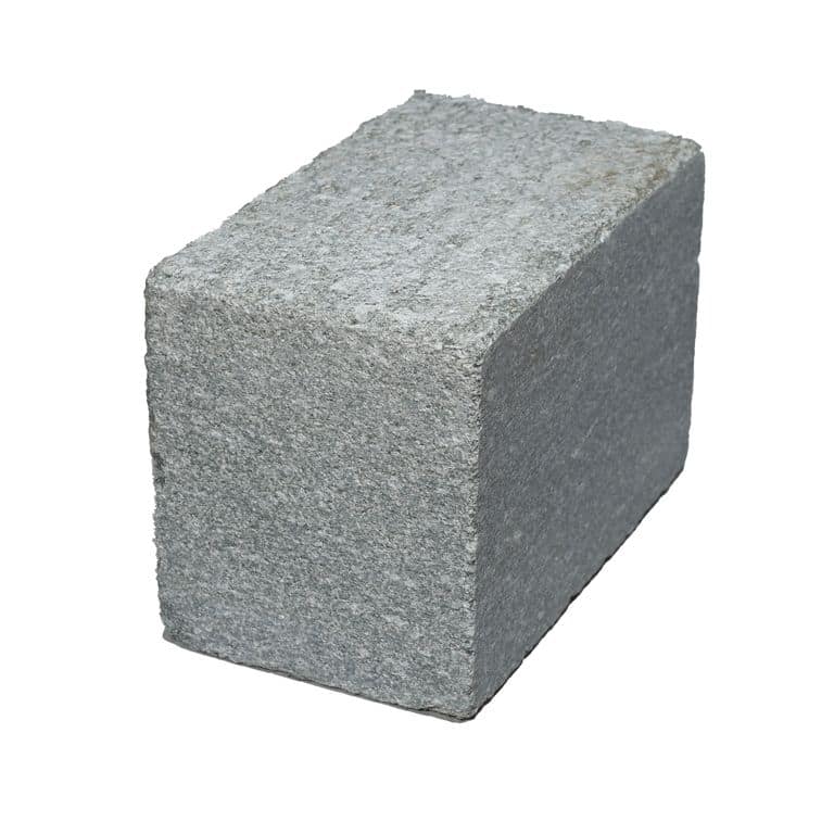 Application image for Pietra Italia Gneiss - Sandblasted Cobblestones. The surface finish shown is sand blasted. The dominant color shown is gray. The color mix creates a cool feeling.