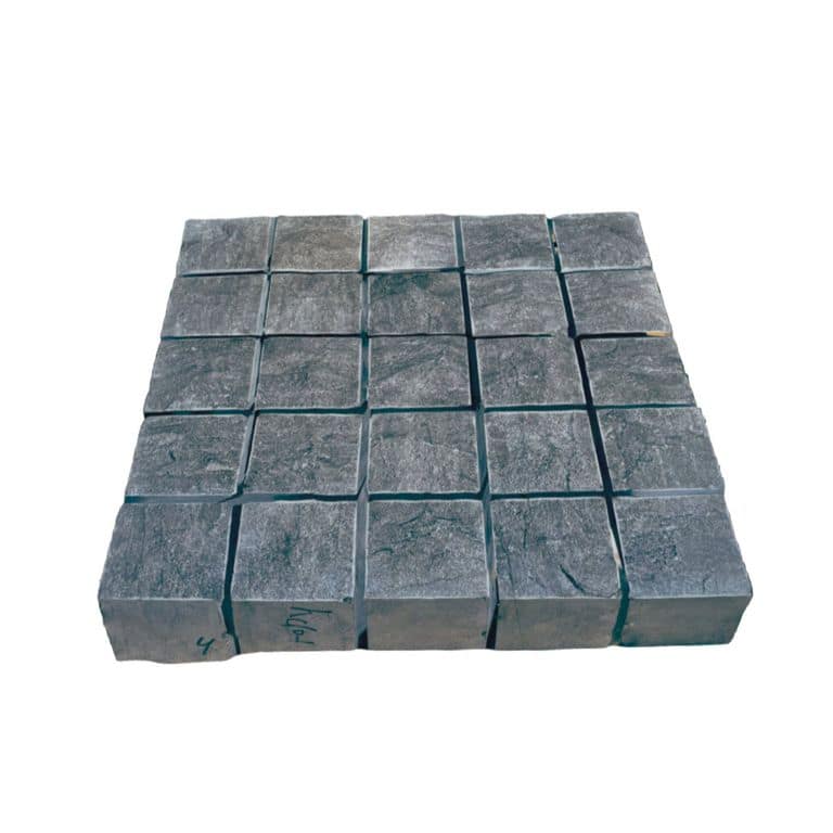 Limestone - Highland Cobblestone - Square - Split Top, Sawn Sides