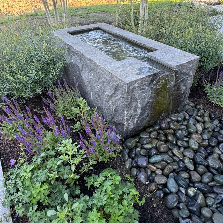 Jet Mist Granite - Water Feature