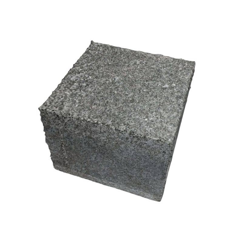 Pensy Black Granite - Flamed Cobblestones