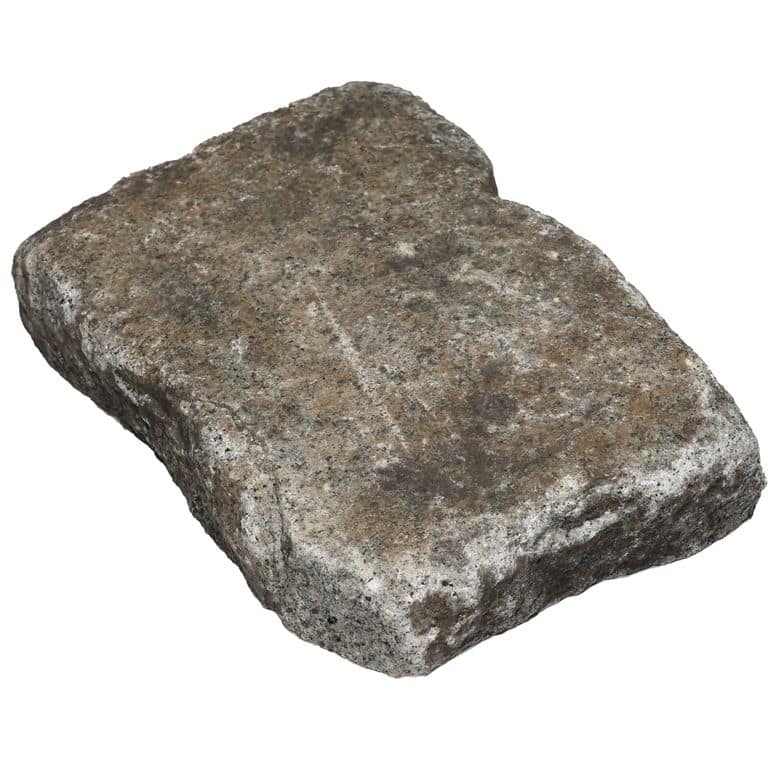 Color/Finish variation image for Reclaimed Swedish Granite Cobblestones - Worn Surface Interior Flooring. The surface finish shown is . Dominant colors shown are brown and gray. The color mix creates a warm feeling.